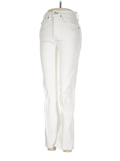 Pre-owned Rag & Bone Jeans In Ivory
