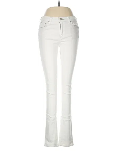 Pre-owned Rag & Bone Jeans In Ivory