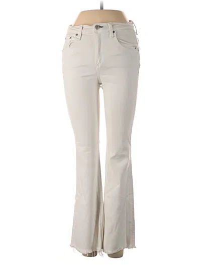 Pre-owned Rag & Bone Jeans In Ivory