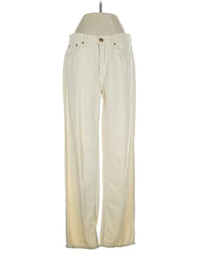 Pre-owned Rag & Bone Jeans In Ivory