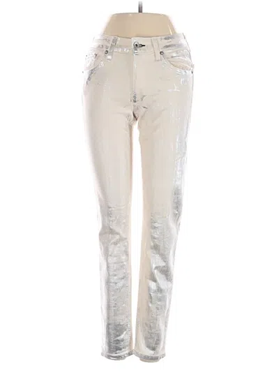 Pre-owned Rag & Bone Jeans In Silver