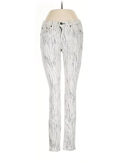 Pre-owned Rag & Bone Jeans In Silver