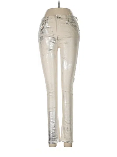 Pre-owned Rag & Bone Jeans In Silver