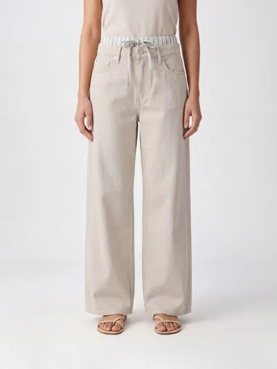 Rag & Bone Jeans Woman Color Sand In Neutral