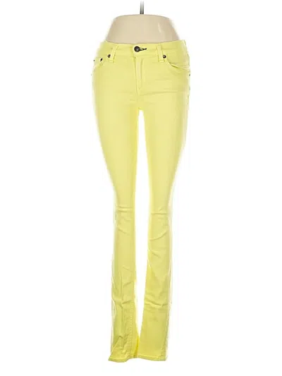 Pre-owned Rag & Bone Jeans In Yellow