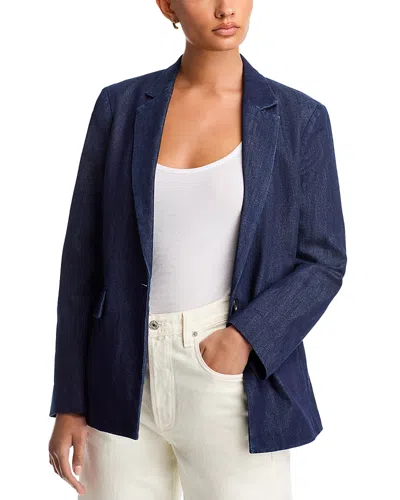 Rag & Bone Jennie Denim Blazer In Indigo In Purple