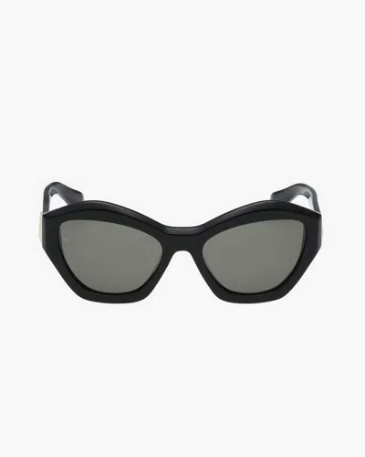 Rag & Bone Jennifer Cat-eye Sunglasses In Black