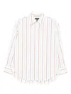 Rag & Bone Jessica Striped Cotton-poplin Shirt In White