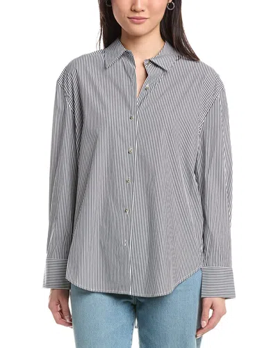 Rag & Bone Jessica Stripe Shirt In White