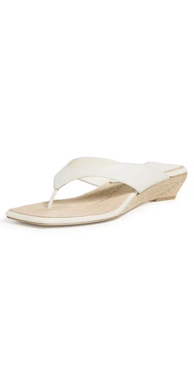 Rag & Bone Jo Thong Wedge Sandal In White