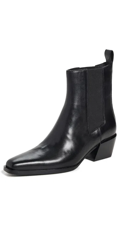 Rag & Bone Joni Leather Chelsea Boots In Black