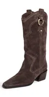 Rag & Bone Joni Cowboy Boots Desps In Brown