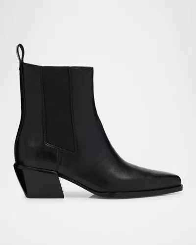 Rag & Bone Joni Suede Chelsea Booties In Black