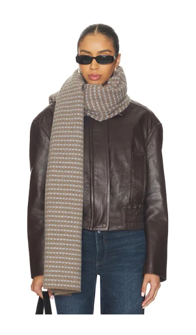 Rag & Bone Joni Waffle Scarf In Gray