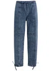 Rag & Bone Jordan Jeans-print Cotton Sweatpants In Blue