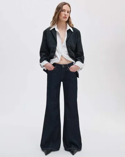 Rag & Bone Josie Low-rise Flare Jeans In Blue