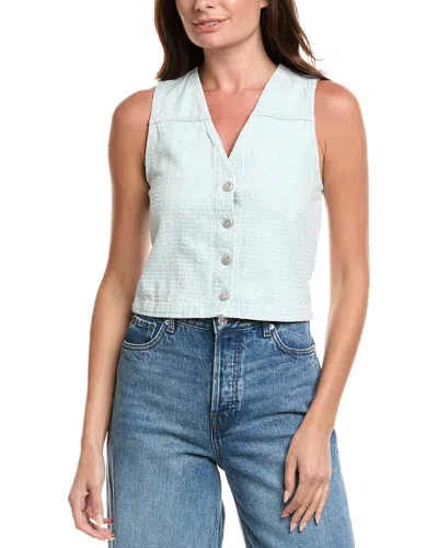 Rag & Bone Juliana Tweed Vest In Blue