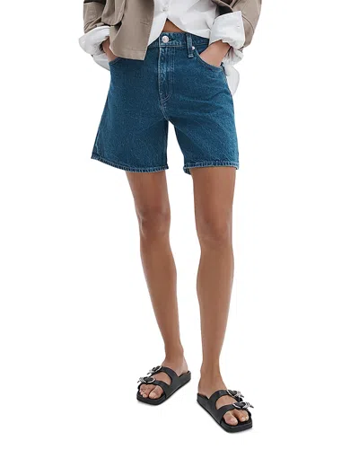 Rag & Bone Kaia Denim Shorts In Blue