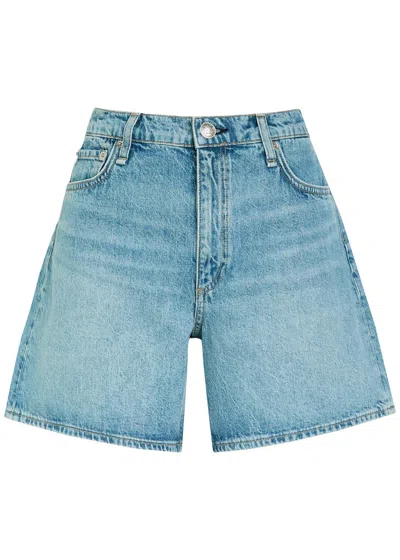 Rag & Bone Kaia Denim Shorts In Blue
