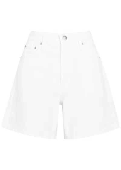 Rag & Bone Kaia Denim Shorts In White