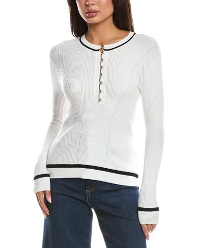 Rag & Bone Kassy Rib Henley In Transparent