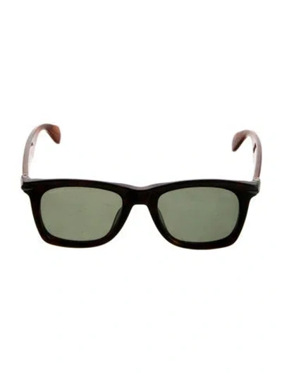Pre-owned Rag & Bone Keaton Square Sunglasses In Brown