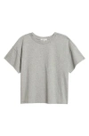 Rag & Bone Kelley Boxy Cotton Jersey T-shirt In Gray