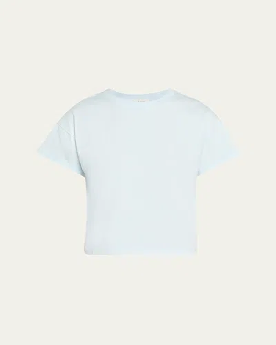 Rag & Bone Kelly Boxy Crewneck Tee In Blue