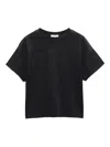 Rag & Bone Kelly Boxy Jcotton T-shirt In Black