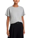 Rag & Bone Kelley Boxy Cotton Jersey T-shirt In Gray