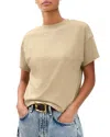 Rag & Bone Kelley Boxy Cotton Jersey T-shirt In Brown