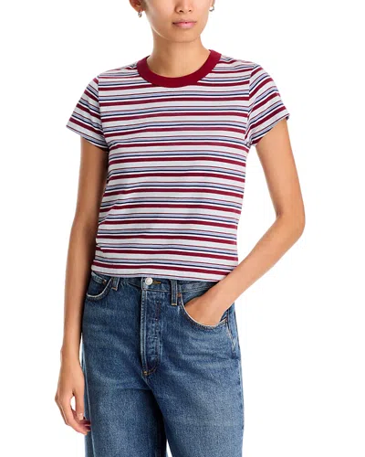 Rag & Bone Kelly Cotton Printed Perfect Tee In Multi