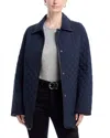 Rag & Bone Kelly Short Quilted Jacket In Blue