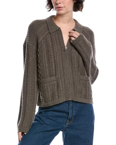 RAG & BONE KERRY CABLE WOOL CARDIGAN