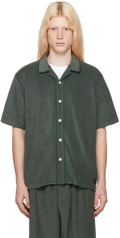 Rag & Bone Khaki Avery Shirt In Shadowgrn