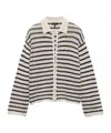 Rag & Bone Khloe Striped Open-knit Cardigan