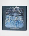 Rag & Bone Kid's Mini Miramar Cotton Joggers 2-piece Set In Multi