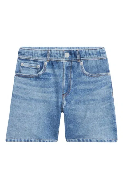 Rag & Bone Kids' Mini Miramar Terry Denim Bermuda Shorts In Blue