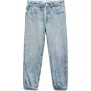 Rag & Bone Kids' Mini Miramar Trompe L'oeil Terry Cloth Joggers In Blue