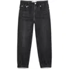 Rag & Bone Kids' Mini Miramar Trompe L'oeil Terry Cloth Joggers In Black