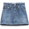 Rag & Bone Kids' Mini Miramar Trompe L'oeil Terry Cloth Skirt In Blue