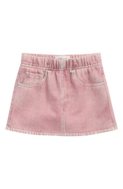 Rag & Bone Kids' Miramar Terry Miniskort In Pink