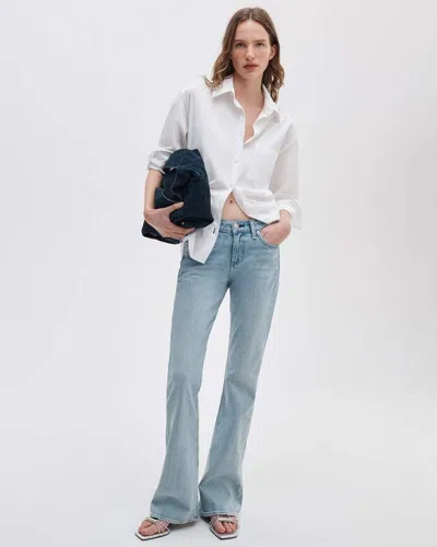 Rag & Bone Kinsley Bootcut Jean In White