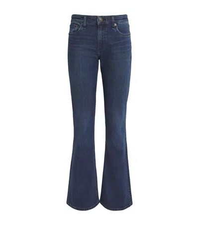 Rag & Bone Kinsley Bootcut Jeans In Blue