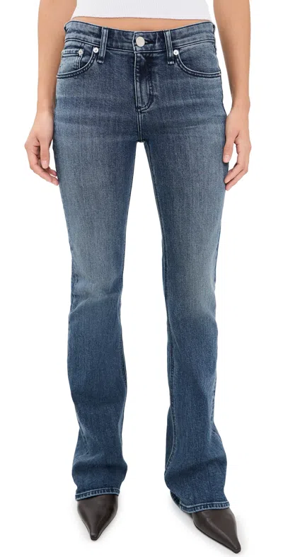 Rag & Bone Kinsley Low Rise Bootcut Jeans Sadie In Blue