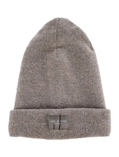 Pre-owned Rag & Bone Knit Beanie In Gray