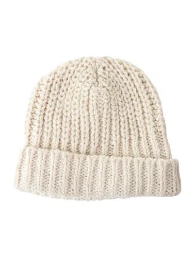 Pre-owned Rag & Bone Knit Beanie In Neutral