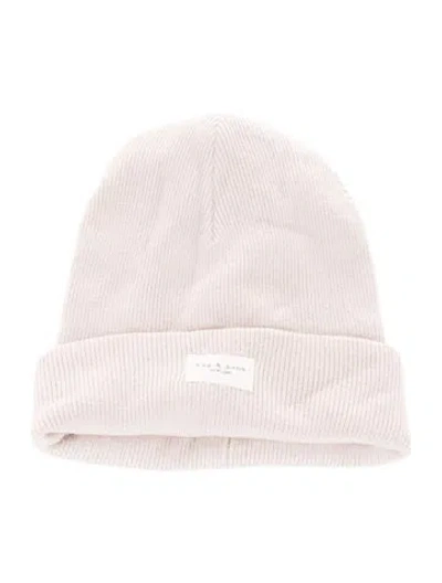 Pre-owned Rag & Bone Knit Beanie In Pink