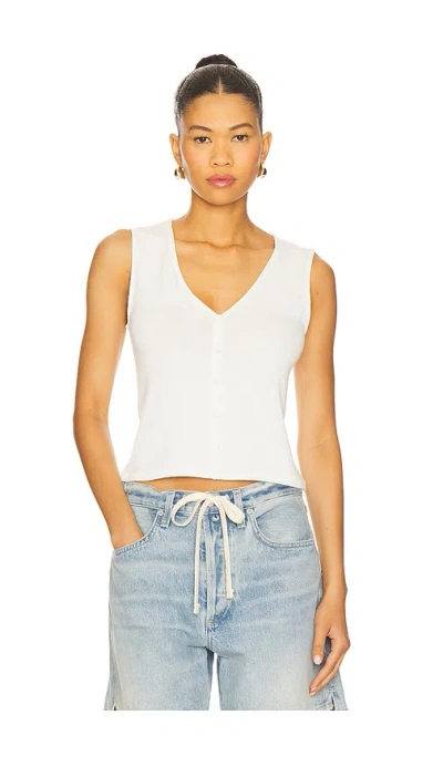 Rag & Bone Knit Button Up Tank Top