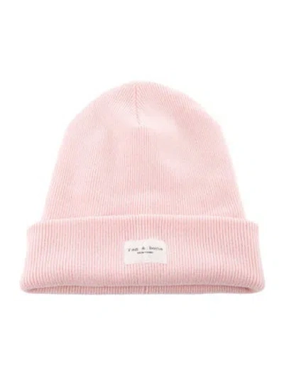 Pre-owned Rag & Bone Knit Hat In Pink